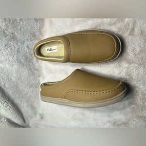 MySlippers Leather Slip On Mules Size 9 Women’s